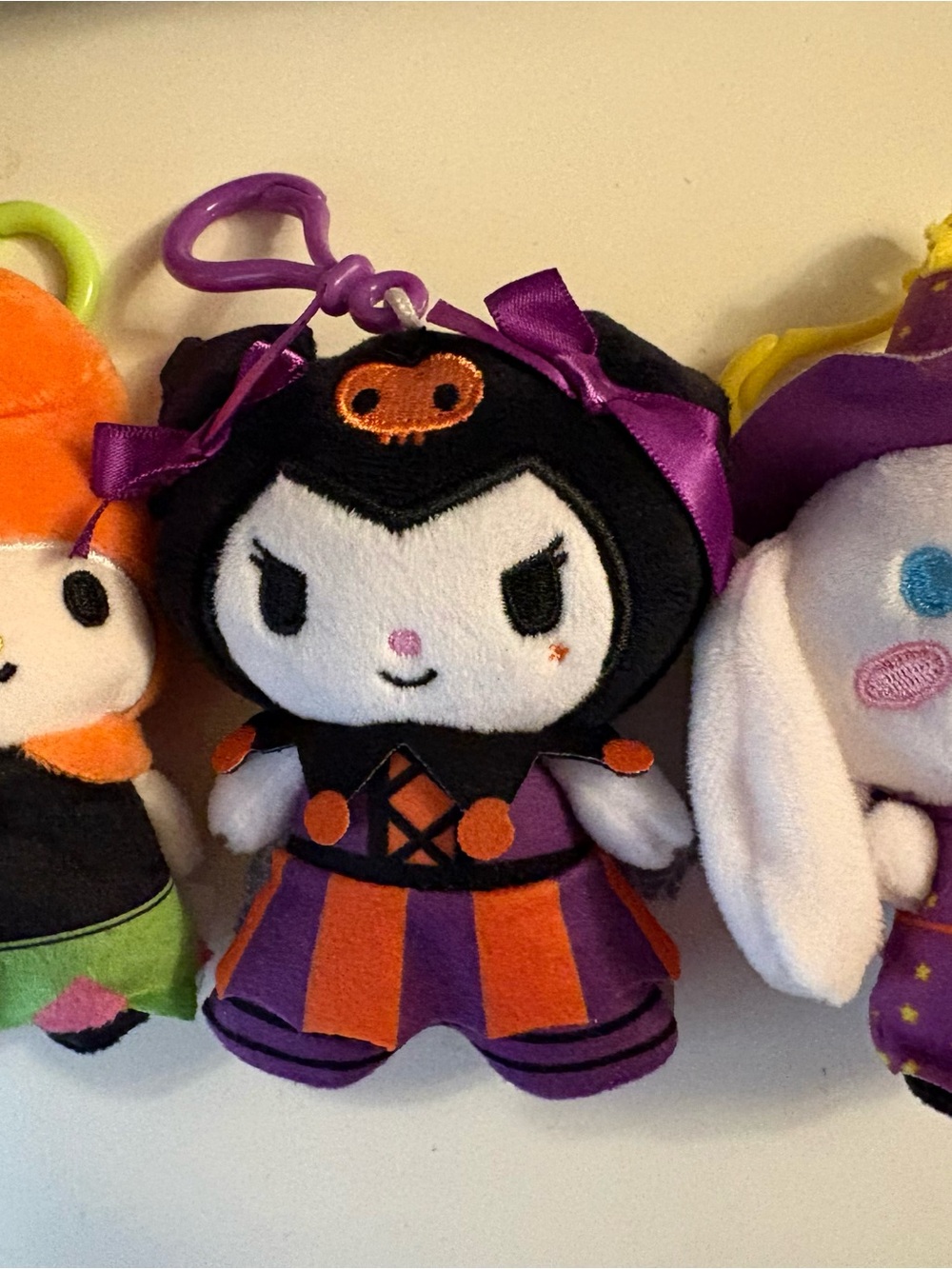 Sanrio Plush Keychain Set- Hello Kitty & Friends